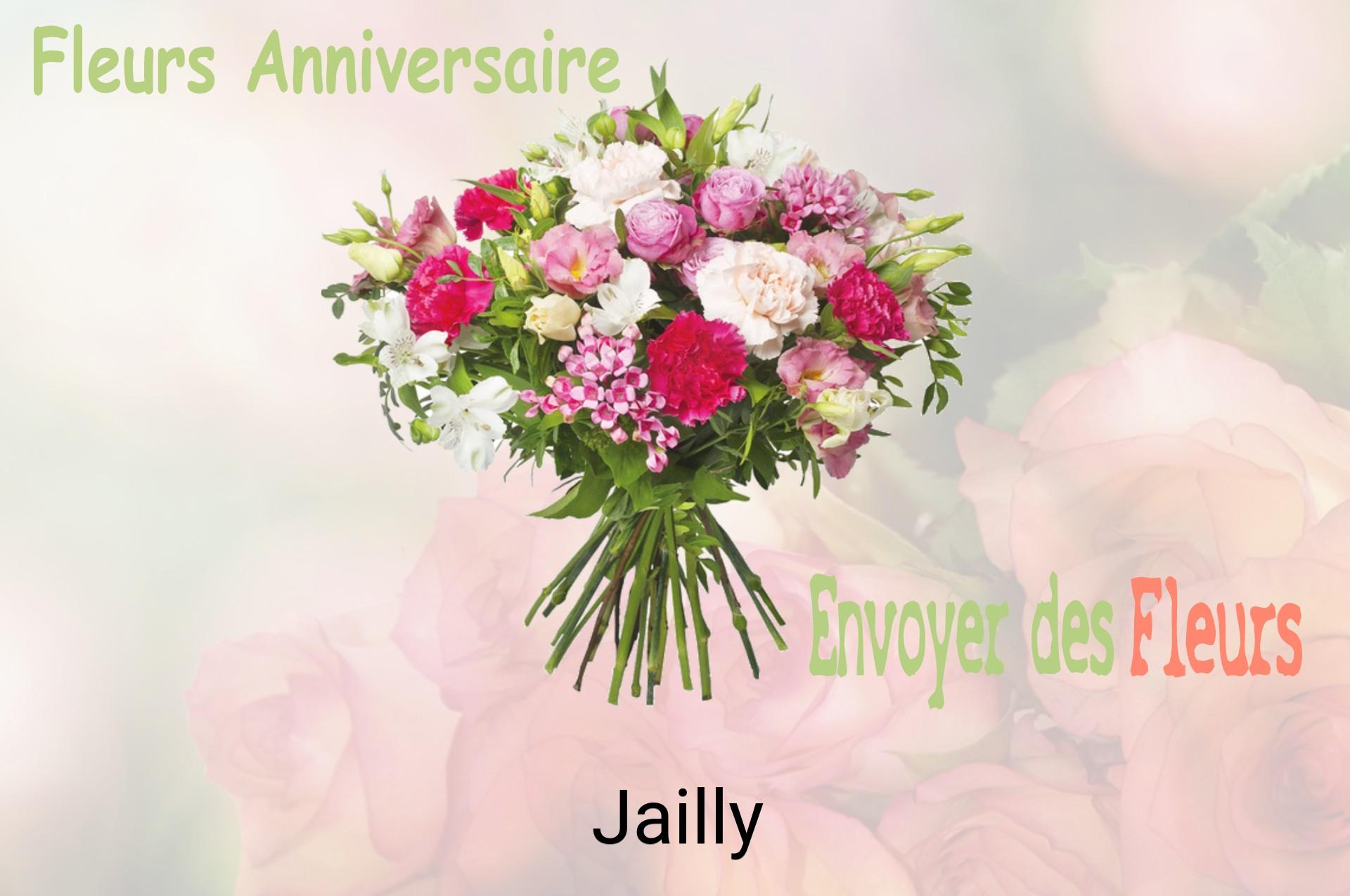 Bouquet de fleurs d’anniversaire livré à Jailly