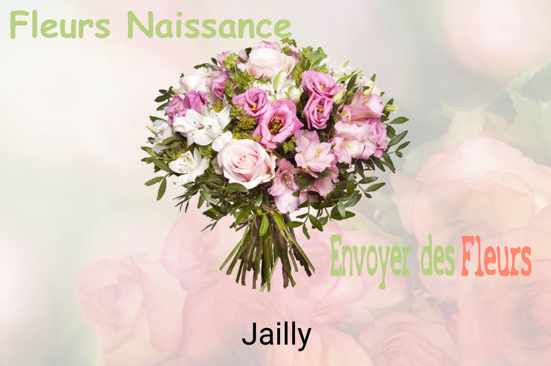 Bouquet de fleurs de naissance livré à Jailly